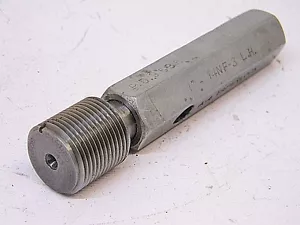 USED HANSON WHITNEY 1" x 14 NF-3 L.H. LEFT HAND THREAD PLUG GAGE (GO PD .9536) - Picture 1 of 4