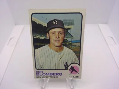 1973 Topps Ron Blomberg New York Yankees #462 - Image 1 of 2