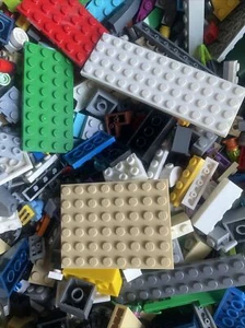 LEGO Bulk Lot of 2 Pounds Bricks Plates Only Grab Bag 2 Lbs - Picture 1 of 1