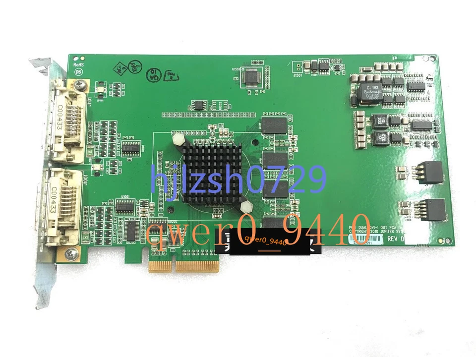 1PC 100% TEST PCIE DUAL DVI-I OUT PCA 3-540-200-00 Device Video Card - Image 1 of 4