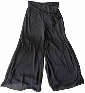 Alex Evenings Y2K Womens PM Chiffon Layered Dress Pants Loose Bow Tie Waist - Picture 1 of 7