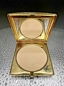 Estee Lauder Vintage Gold Compact Transparent Pressed Powder Y2K - Picture 1 of 11