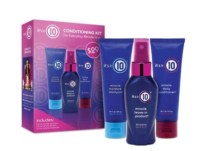 It’s a 10 Miracle Conditioning Trial KitUnopenedBox Has Slight Wear. See Pics. - Image 1 of 4
