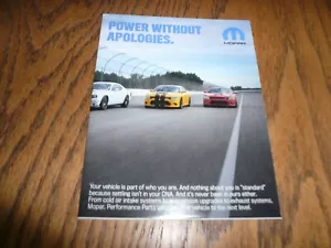 Folleto de ventas Mopar Power Without Apologies 2019 - Imagen 1 de 5