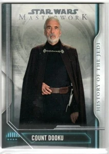STAR WARS 2018 TOPPS MASTERWORK HISTORY OF THE JEDI BASE INSERT HJ-3 COUNT DOOKU - Picture 1 of 2