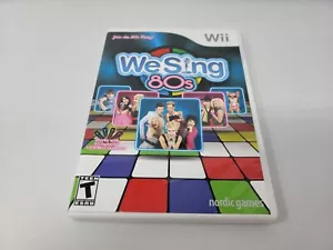 We Sing Años 80 Completo CIB Nintendo Wii Probado Envío Gratis EE. UU. ¡Ver Tienda! - Imagen 1 de 6