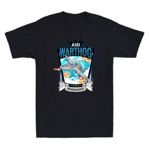 A-10 Warthog Military Aviation A-10 Thunderbolt Retro Men's Short Sleeve T-Shirt - Picture 1 of 8
