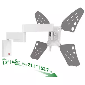 Barkan 32-70 inch Full Motion TV Wall Mount, Holds 88lbs, Lifetime Warranty - Picture 1 of 11