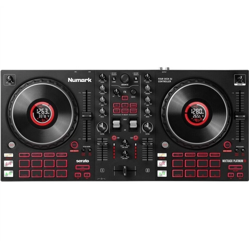 Numark Mixtrack Platinum FX - DJ Controller, 4-Deck MIXTRACKPLATINUMFX (06767621 - Bild 1 von 1