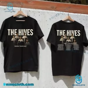 The Hives World Tour 2025 Tour Unisex T-shirt For Men Women S-5XL - Picture 1 of 6