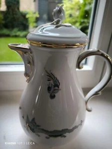 MEISSEN Blauer Hofdrache Kaffeeekanne  - ca 26 cm. 1.Wahl Zustand Perfekt  - Bild 1 von 6