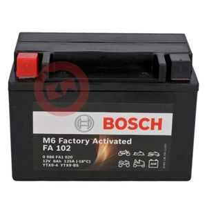 SEALED BOSCH BATTERY YTX9-BS 12V 8Ah for Suzuki VZ MARAUDER 800 1999 2000 - Picture 1 of 4