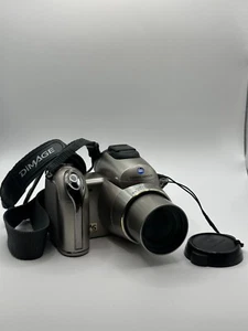 Cámara digital Konica Minolta Dimage Z6 plateada 6,0 MP con zoom óptico de 12x - Imagen 1 de 10