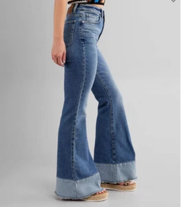 LEE Vintage Modern 26 NWT High Rise Flare Bell Bottom Jeans Free People Canyon - Picture 1 of 11