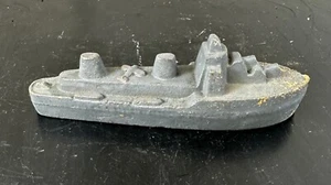 VTG Original 50s Collectible Toy hard plastic boat Battleship - Picture 1 of 7