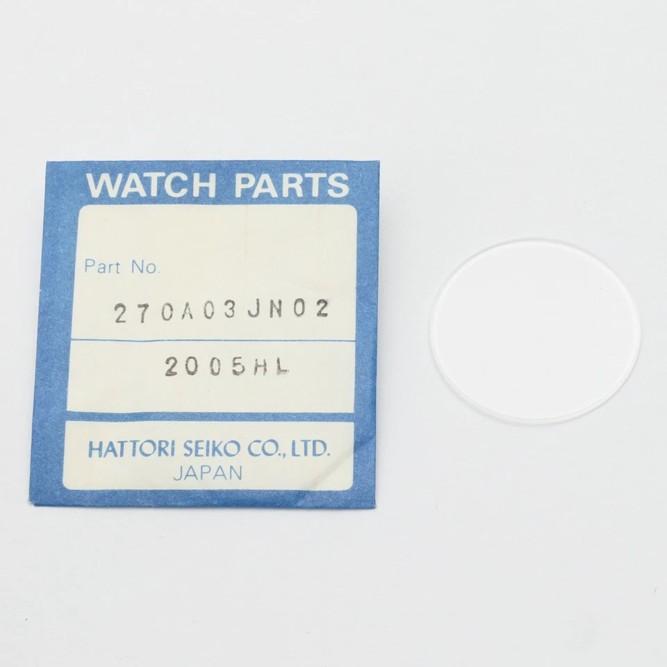 Reloj Seiko Original Cristal 270A03JN02 Repuesto Relojeros NOS (S4) Foto 1 de 1