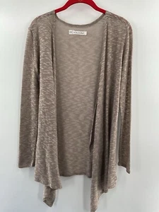 Volcom Women’s cardigan light brown size small loose Knit long sleeve 078 - Picture 1 of 5