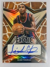 Isaiah Thomas 2022 Leaf Exotic Giraffe #ea-it1 #2/5 On Card Autograph Auto