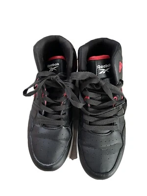 Zapatillas deportivas Reebok clásicas para niños talla 4K negras con cordones rojas 348788 Foto 1 de 4