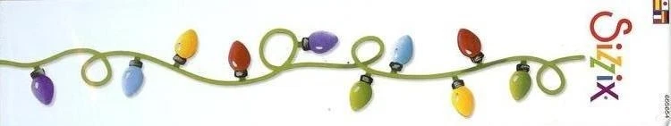 Sizzix Sizzlits Decorative Strip CHRISTMAS LIGHTS - Image 1 of 1