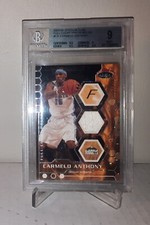 Carmelo Anthony 2007-08 Stadium Club Full Court Press Relics #CA /499 Graded 9