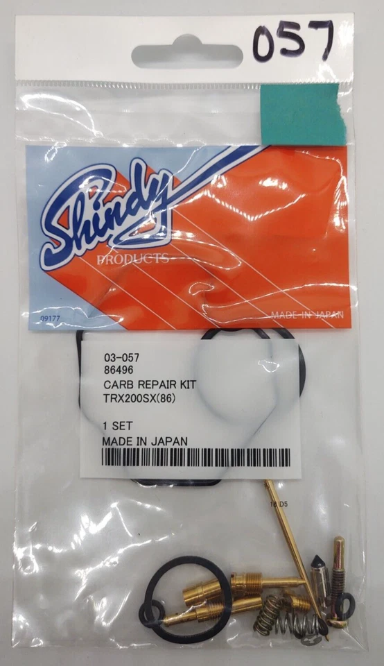 Новый комплект для восстановления карбюратора Shindy Honda 1986 TRX200SX 03-057 - Изображение 1 из 1