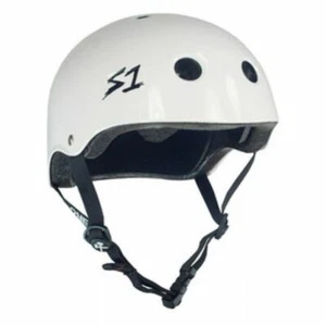 S1 S-ONE LIFER HELMET WHITE SKATE SKATEBOARD HELMET BICYCLE CERTIFIED  - Bild 1 von 6
