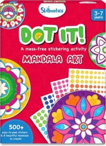Skillmatics Mandala Dot It Sticker Art Fun Toy Kit 500 Plus Stickers Ages 3 to 7 - Picture 1 of 7