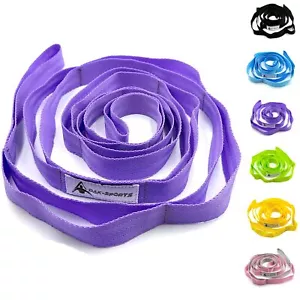 Stretching Strap Yoga Strap with Loops, Stretch Straps for Physical Therapy, ... - Picture 1 of 6