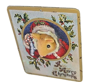 Enesco Tesoro de Navidad Años 90 Adornos Vintage "Navidad Primera Clase" - Imagen 1 de 15
