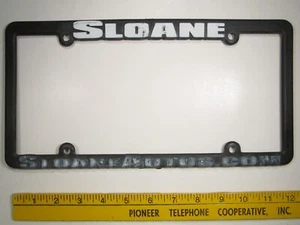 DEALER License Plate Frame SLOANE AUTOS Philadelphia PA Z214h - Picture 1 of 1