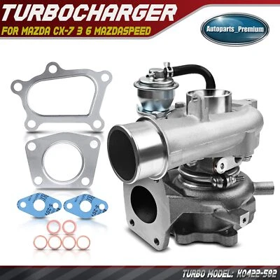 Turbocompresor para Mazda CX-7 2007-2010 3 07-13 6 Mazdaspeed 2,3 L K0422-582 Foto 1 de 4