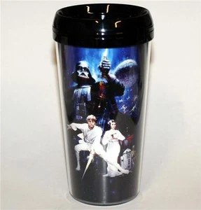 STAR WARS Lucas Películas de Ciencia Fición Una NUEVA ESPERANZA 16 OZ TAZA DE VIAJE DE PLÁSTICO TAZA DE BEBER - Imagen 1 de 1