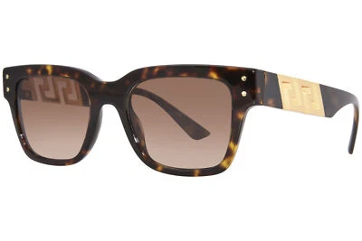 Versace VE4421 108/13 Sunglasses Men's Havana/Brown Gradient Square Shape 52mm — 第 1/4 张图片