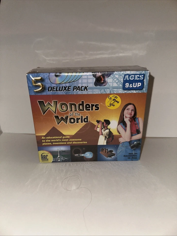 Wonders of the World | Educational CD-ROM Set of 5 | PC/Macintosh - Image 1 of 2