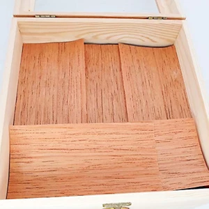 Spanish Cedar Sheets for Humidor, Spanish Cedar Wood Veneer Lumber Strip Chip fo - Picture 1 of 12