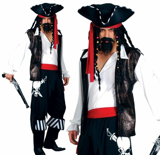 Preços baixos em Traje Completo Fantasias Para Homens Jack Sparrow