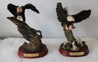 Two American Eagle HERCO Professional Gift statues 7"tall