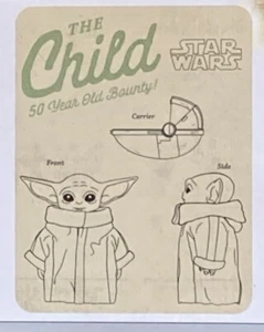 Disney Star Wars The Mandalorian Child 50 Year Old Bounty Throw Blanket Plush - Picture 1 of 3