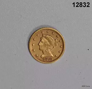 1878 $2.50 GOLD LIBERTY MINTAGE 286,240 NICE AU! #12832 - Picture 1 of 2