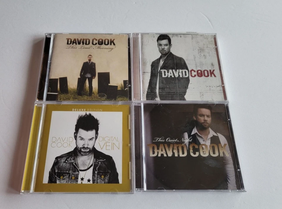 David Cook American Idol CD Lot Digital Vein This Quiet Night Loud Morning - Image 1 of 1