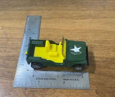 1982 Corgi US Army Jeep Die-Cast Vehicle  1/64 Great Britain Military INTRO - Image 1 of 4