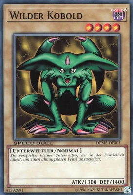 YuGiOh Wilder Kobold DEM5-DE001 Common Excellent unl. - Bild 1 von 2