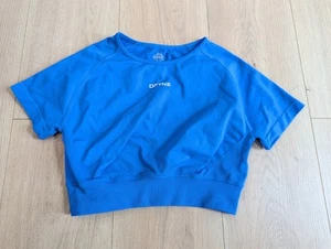 DFYNE Impact Crop Top Medium Deep Sea Blue Sold Out!! - Picture 1 of 9