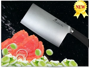 Japanese Steel Big Cleaver Chef Vegetable Knife 7.6 in Chopp Cutlery Cookware - Picture 1 of 3
