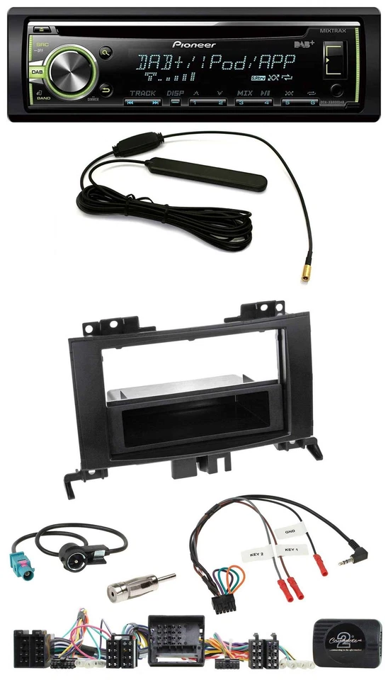 Pioneer MP3 USB CD DAB Lenkrad Autoradio für Mercedes Sprinter W906 06-18 Audio - Bild 1 von 4