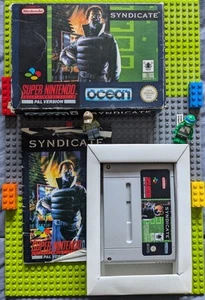 Ocean's Syndicate on SNES Boxed/Manual w/ V RARE Cheat Sheet PAL EU UK Vers VGC - Picture 1 of 4