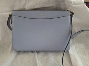 Kate Spade Rory Leather Zip Crossbody Bag Lilac Moonlight Purse Handtasche - Bild 1 von 7