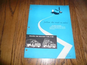 1950's Ford Selling the Heavies F-500 - F-600 - Vintage - Picture 1 of 8