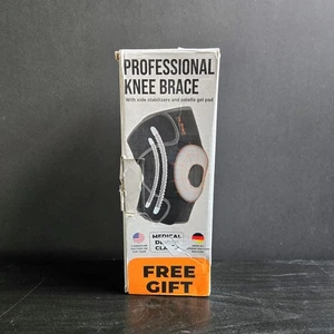 DR. BRACE Elite Knee Brace With Side Stabilizers & Patella Gel Pad Size L - Picture 1 of 13